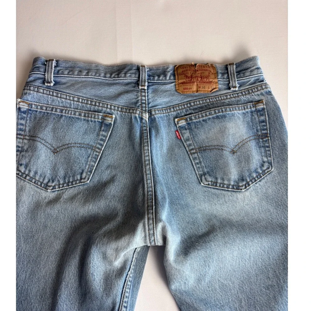 Vintage Levis 501xx Jeans Mens 36x32 (Fits 34x29) Denim Made in USA